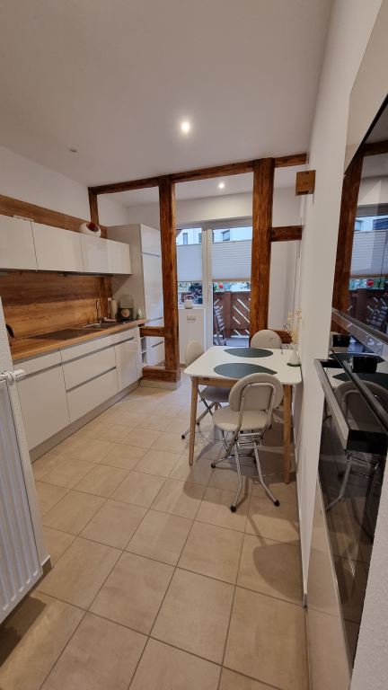 Ferienwohnung unten Links Küche