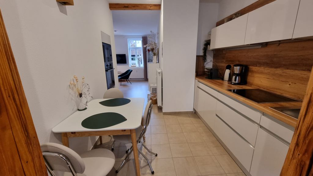 Ferienwohnung unten Links Küche
